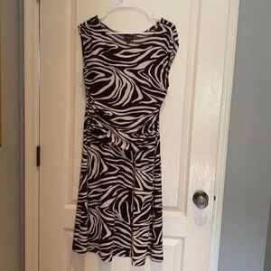 Enfocus Studio brown animal print dress 12